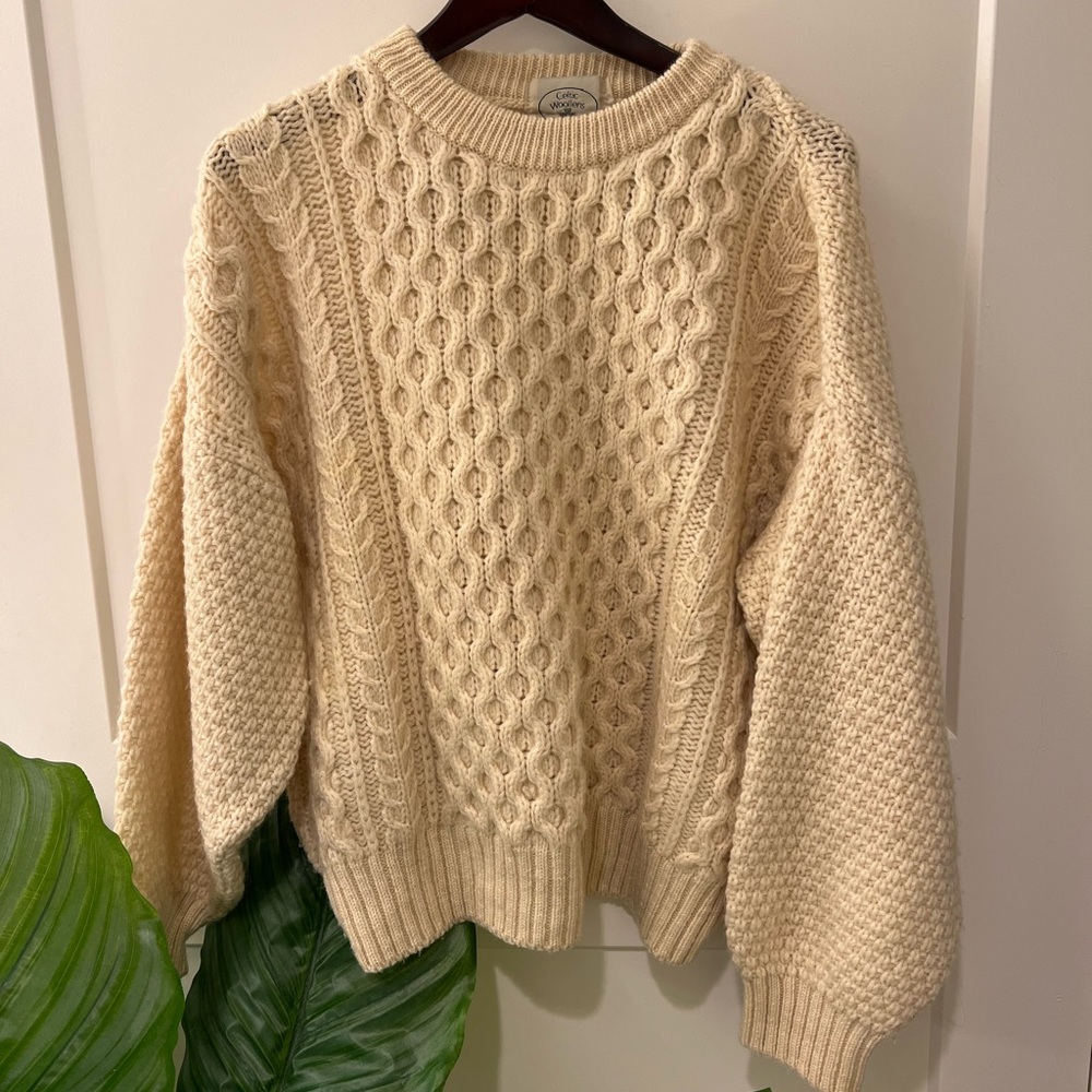 Cozy Cream Cable Knit Sweater